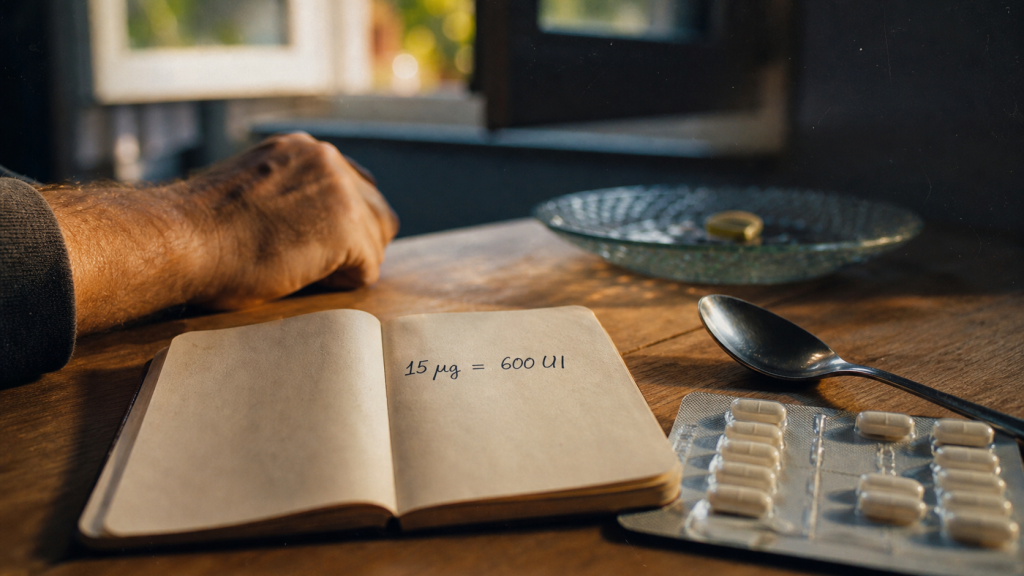 Dose vitamine d pour adulte : 15 µg, repères soleil et excès à éviter