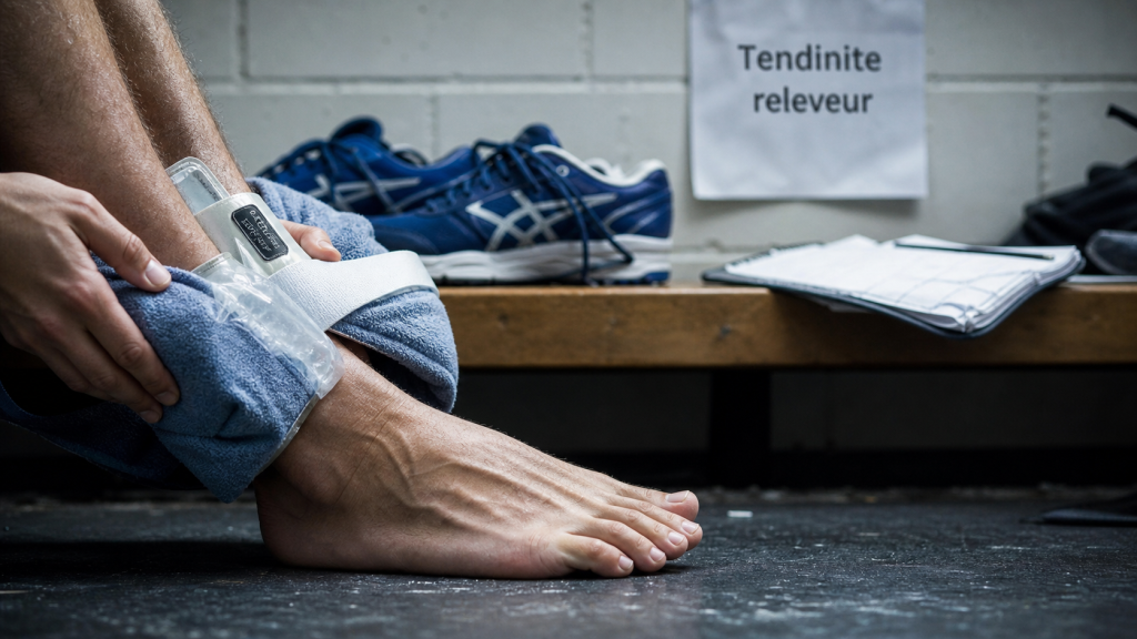 Tendinite releveur du pied : douleur au cou-de-pied en course