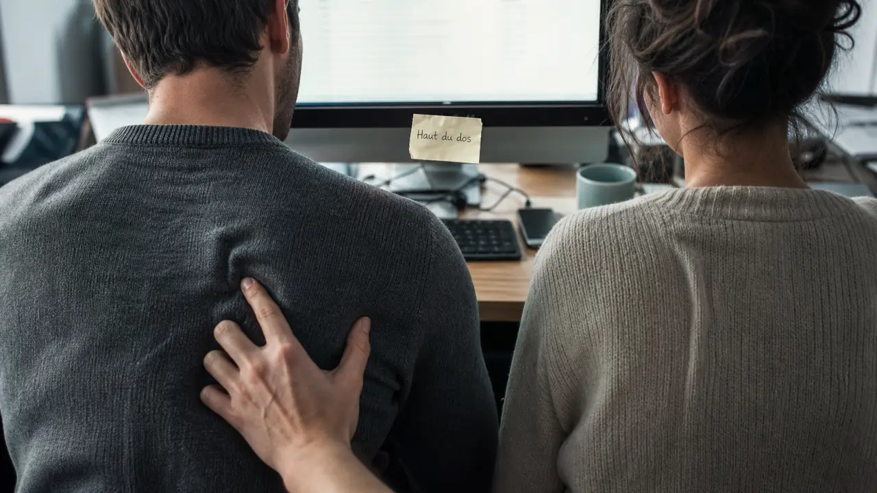 Douleur en haut du dos : omoplates et posture au bureau