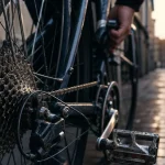 Vitesse vélo 1 à 7 : rapport sur le vélo, cassette et chaîne arrière