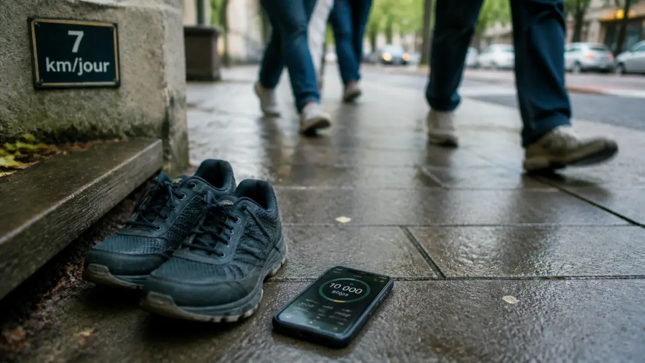 Combien de km faut il marcher par jour : 10 000 pas, 4 à 7 km