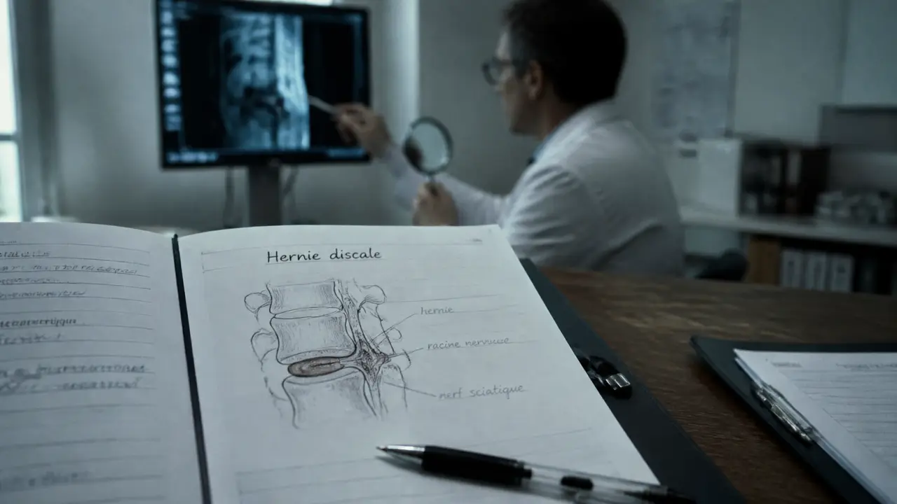 Diagnostique hernie discale : IRM et examen clinique