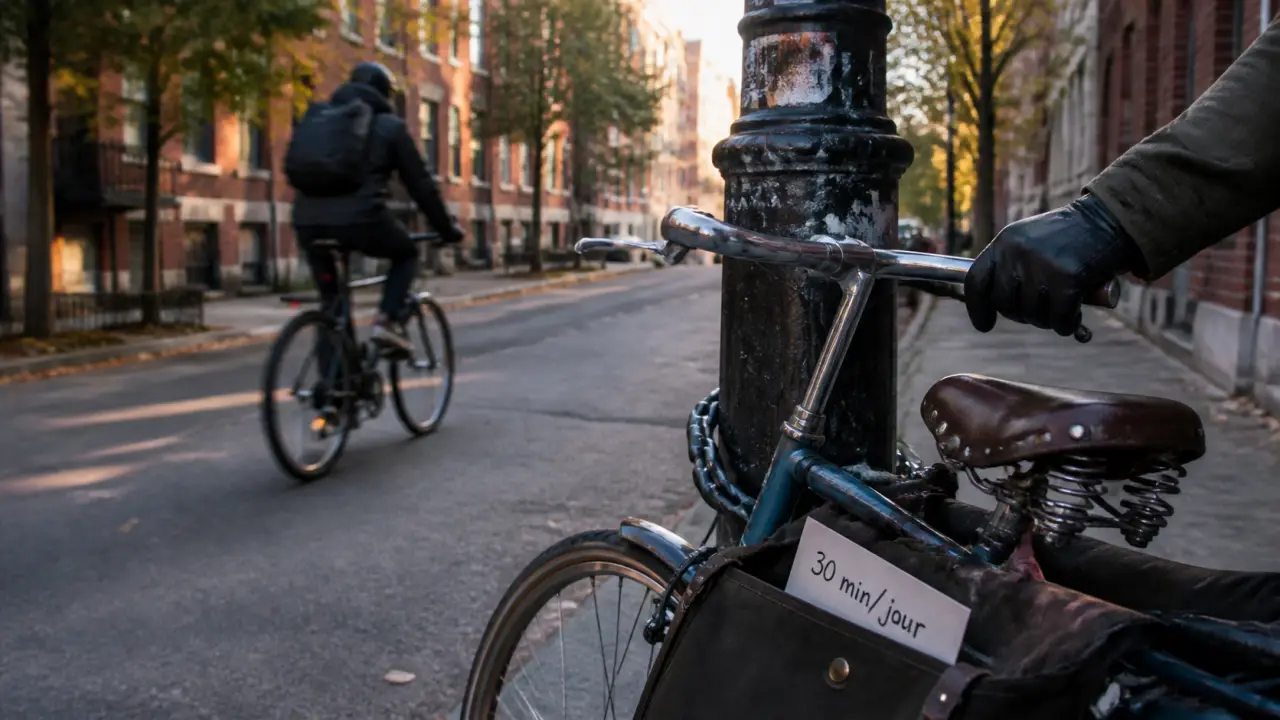 Les bienfaits du vélo : un cycliste pour 30 minutes par jour