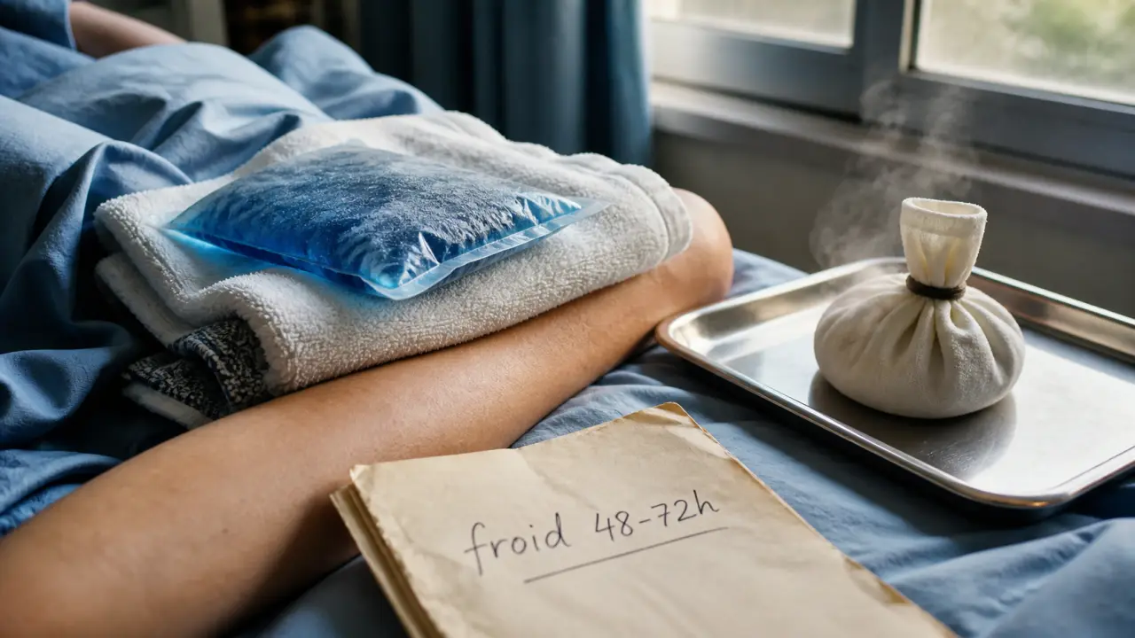 Tendinite mettre du chaud ou du froid : compresse froide 48-72h