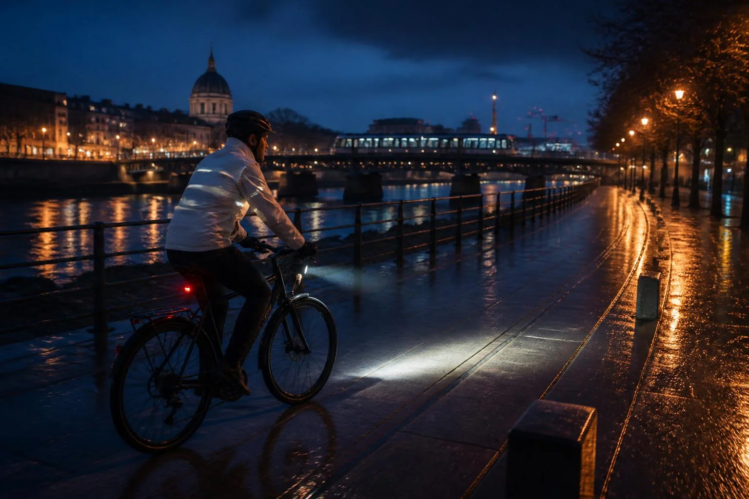 Vélo de nuit à Nantes : être visible et serein