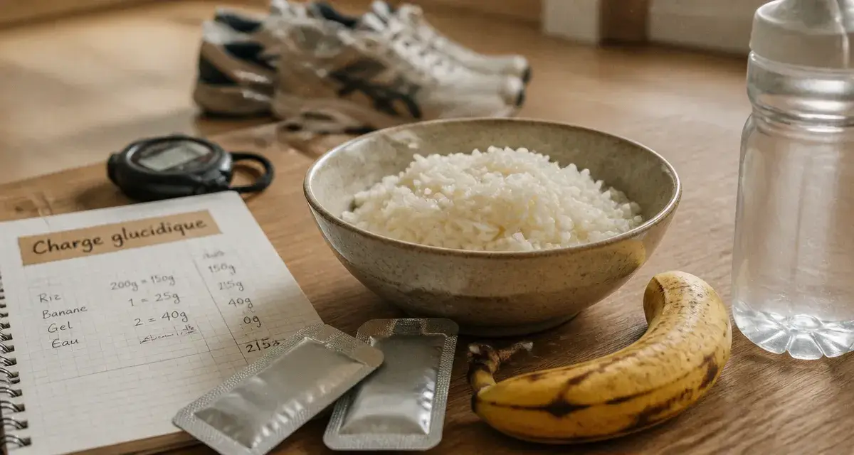 Quoi manger avant une course de 21km : riz, banane et gels avant semi-marathon