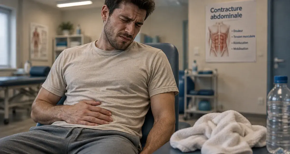 Contracture abdominale : ventre dur, douleur, quand consulter