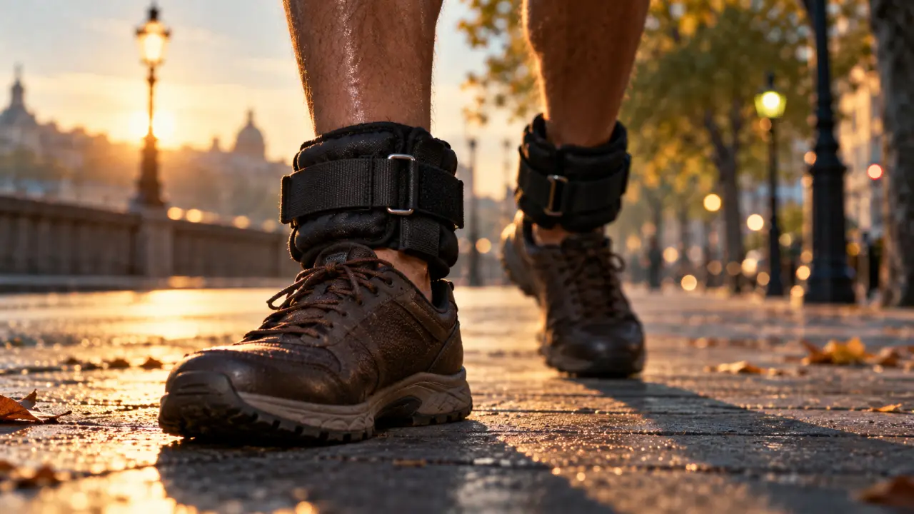 Marcher avec des poids aux chevilles : perturbation de la foulée